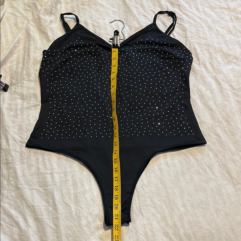 Black Studded Women’s Bodysuit - Picture 5 of 6